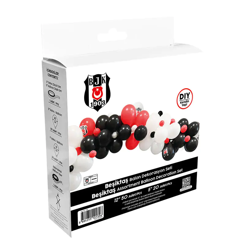 Beşiktaş Balon Dekorasyon Seti