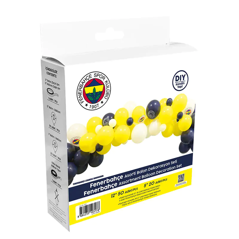 Fenerbahçe Balon Dekorasyon Seti