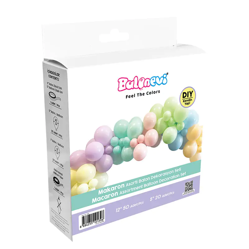 Macaron Assortment Balloon Decoration Set