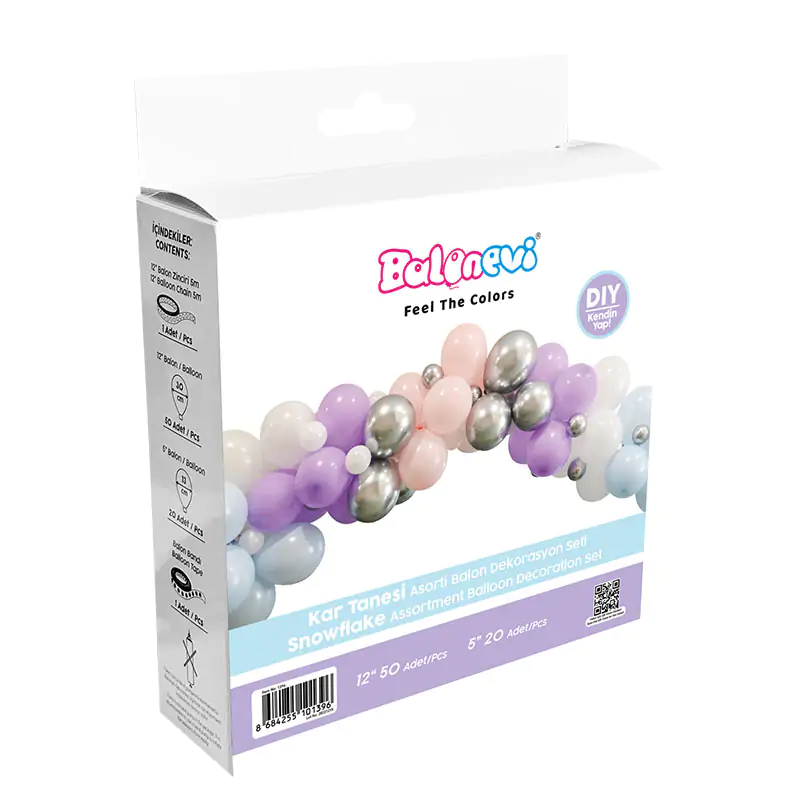 Snowflake Assortment Balloon Decoration Set