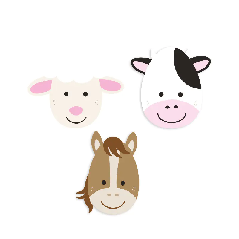 Farm Animals Mask