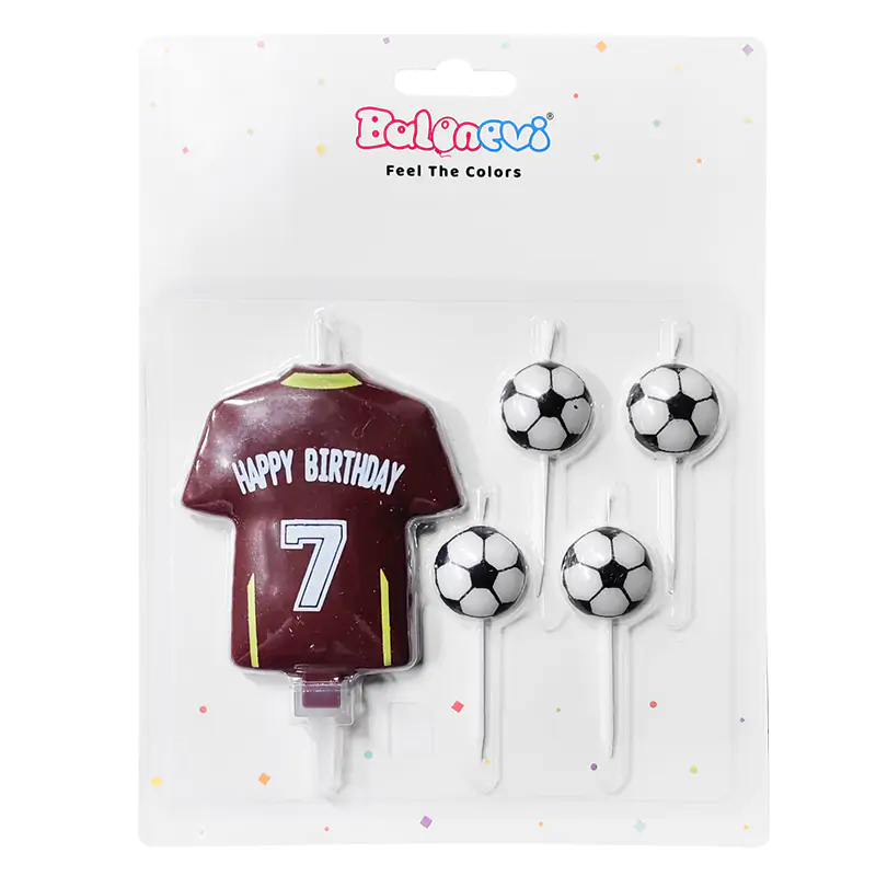 Futbol Temalı Mum Seti