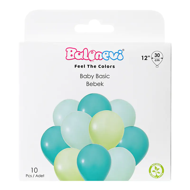 Baby Basic 12" Balloon Set