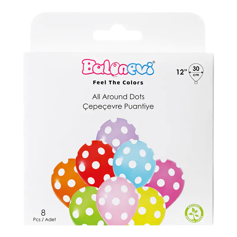All Around Dots 12" Balloon Set