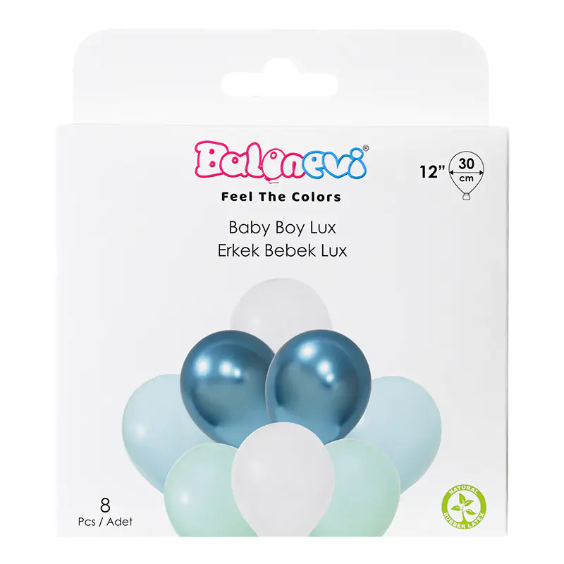 Baby Boy Lux 12" Balloon Set