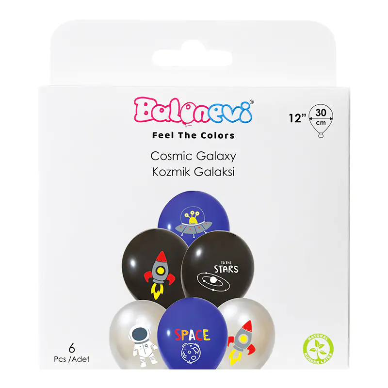 Cosmic Galaxy 12" Balloon Set