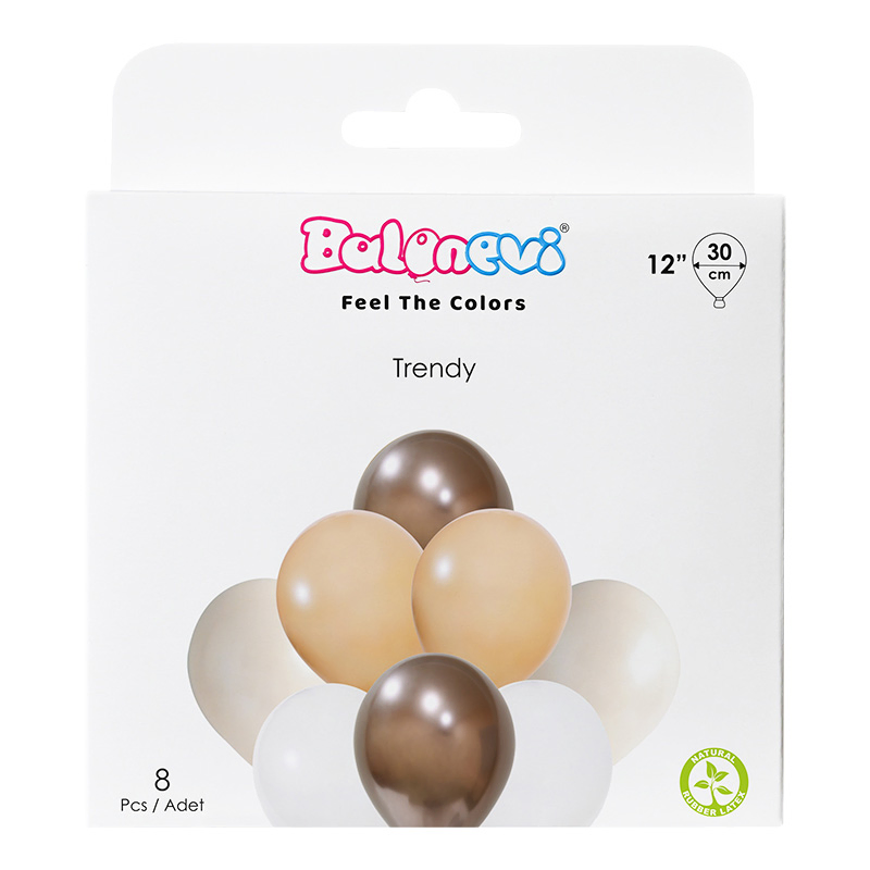 Trendy 12" Balloon Set