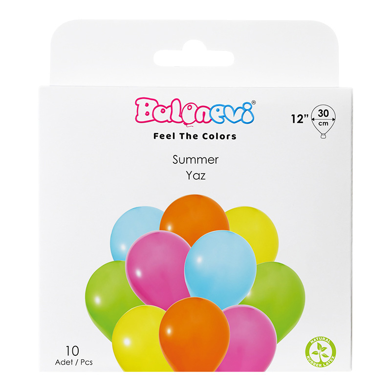 Summer 12" Balloon Set