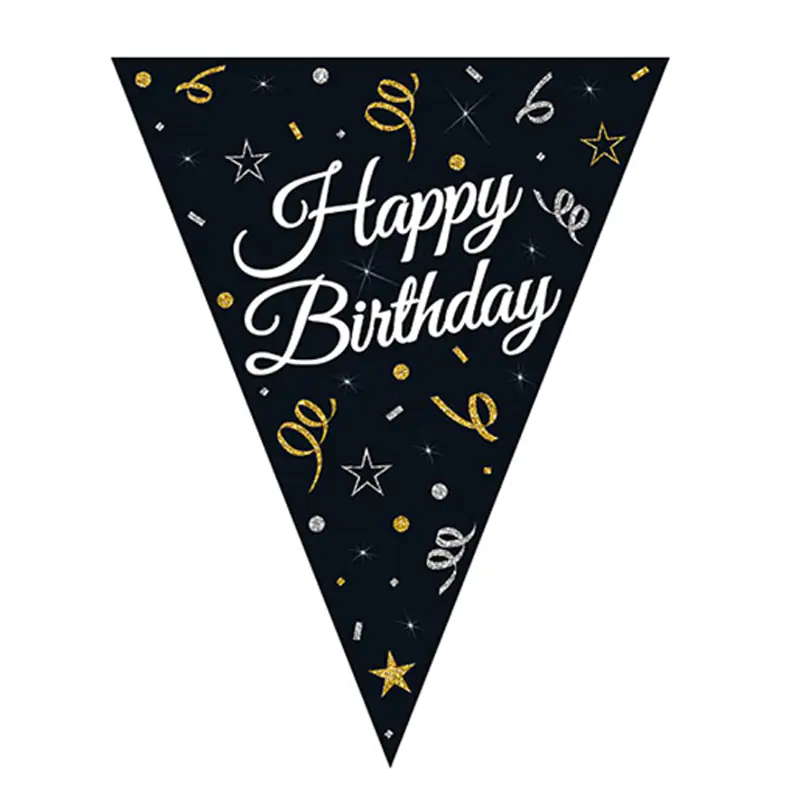 Sparkling Confetti Flag Set (2,90 m)
