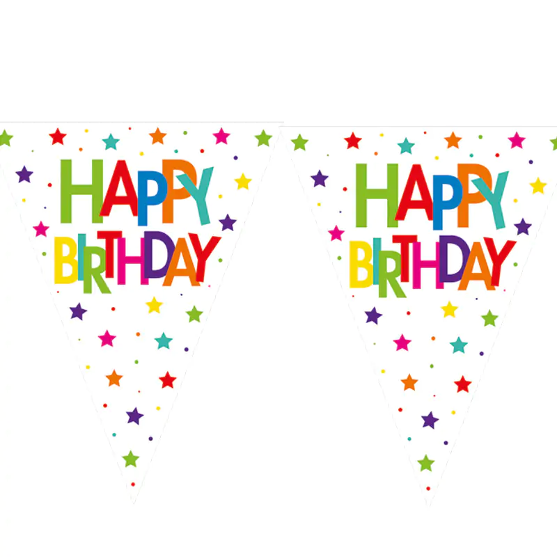Superstar Birthday Flag Banner (2,90 m)