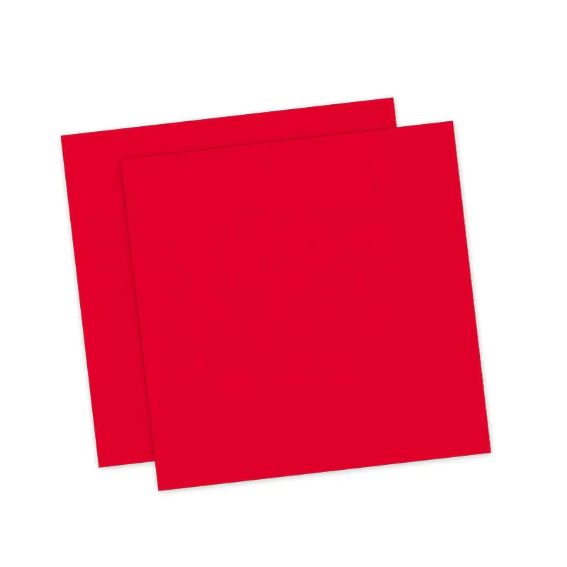 Pastel Red Paper Napkin (33x33 cm)